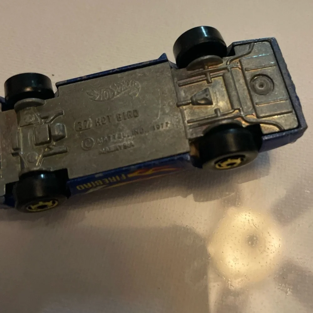 VINTAGE Hot Wheels 1977 Pontiac 'HOT BIRD' Blue car